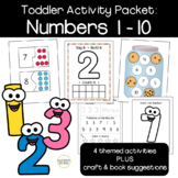 Toddler Activity Packet: Numbers 1-10