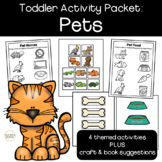Toddler Activity Packet: Pets