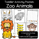 Toddler Activity Packet: Zoo Animals