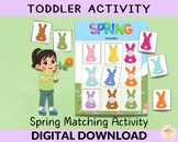 Toddler Activity, Sorting & Matching Game, Homeschool Spri