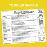 Toddler Book Based Activity Calendars