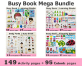 Toddler Busy Book Mega Bundle(149 Pages), Learning Folder,