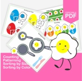 Toddler Busy Book - Preschool printable pack - Happy egg -