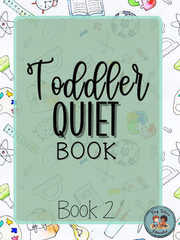 Preview of Toddler Busy Book, Quiet Book, Printable Toddler Learning Binder Preschool(2)