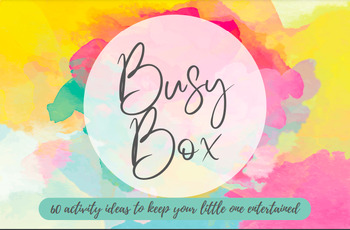 Preview of Toddler Busy Box