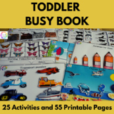 Toddler Busy book, Preschool Learning Folder, Busy Book Binder