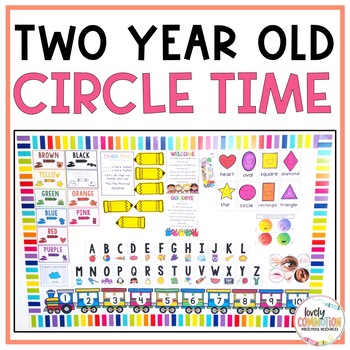 Preview of 2 Year Old Circle Time Board, Songs and Activities for Toddlers