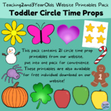 Toddler Circle Time Props - Website Printables Pack