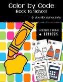 Toddler Color by Letter | Back to School | PreK