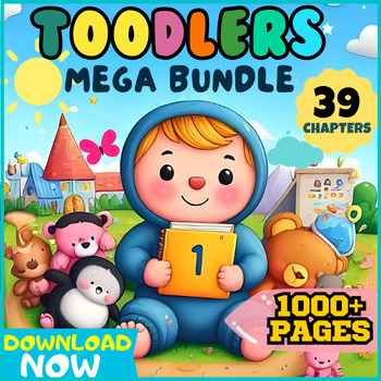 Preview of 39 Toddler Lesson Plans - 1000+ Pages Toddler Mega Busy Book Toddler curriculum