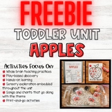 Toddler Curriculum: Apple Unit (FREEBIE)