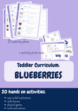 Toddler Curriculum- Blueberries [Plan and Printables]