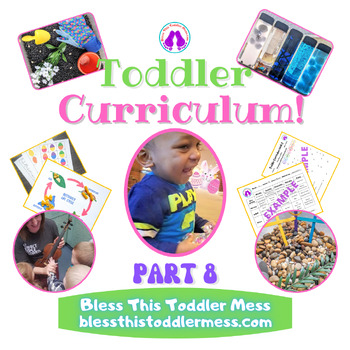 Preview of Toddler Curriculum Bundle Weeks 33-36: Includes Spring and Easter Weeks!