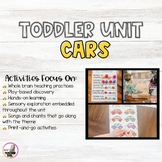 Toddler Curriculum: Cars Unit