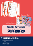 Toddler Curriculum- Superheroes [Plan and Printables]