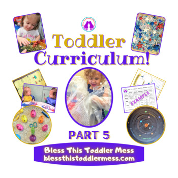 Preview of Toddler Curriculum Weeks 21-24 Bundle! Includes New Years Week!