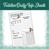 Toddler Daily Info Sheet