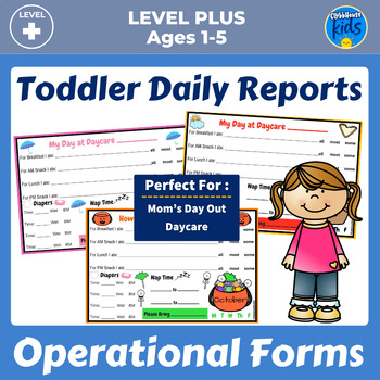 Preview of Daily Report For Toddlers
