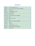 Toddler Daycare Schedule Sample