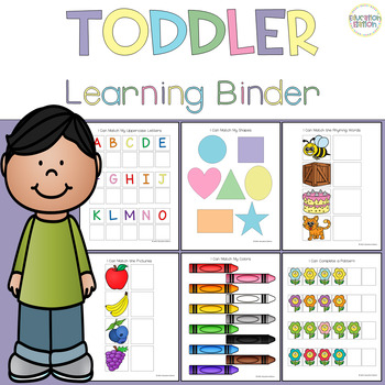 Preview of Toddler Learning Binder