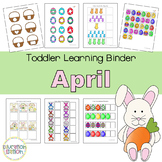 Toddler Learning Binder - APRIL - Easter Themed