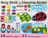 Toddler Learning Binder Bundle, Busy Book, Toddler Learnin