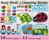 Toddler Learning Binder, Busy Book, Toddler Learning Folde