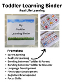 Toddler Learning Binder | Toddler learning Folder | Busy Book