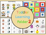Toddler Learning Folder 2 (Pre-School/K Prep)
