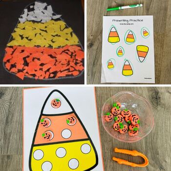 Candy Corn Activities by ClubbhouseKids | TPT