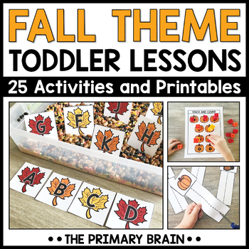 Preview of Fall Themed Toddler Activities | Autumn Preschool Curriculum and Lesson Plans