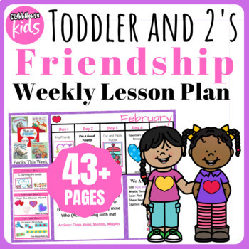 Preview of Friendship Theme | Preschool Lesson Plan Activities