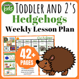 Hedgehog Lesson Plan