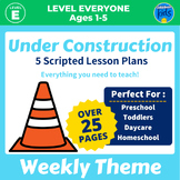 Construction Theme Printables and Activities