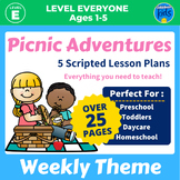 Picnic Activities For Daycare, Toddlers and Preschool