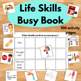 Toddler Life Skills Busy Book, Interactive Learning Binder