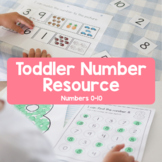 Toddler Number Resource: Numbers 0-10
