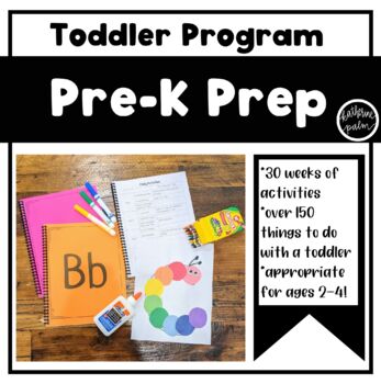 Preview of Toddler Pre-K Prep *year long* Program