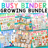 Toddler Preschool Busy Book Growing Bundle of Learning