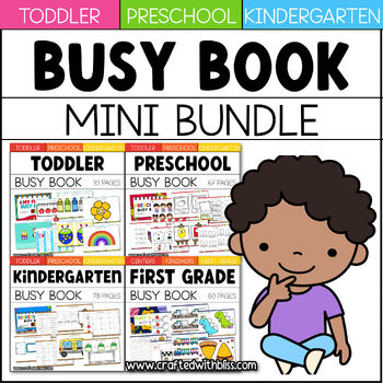 Toddler | Preschool | Kindergarten | First Grade Busy Book Growing Bundle