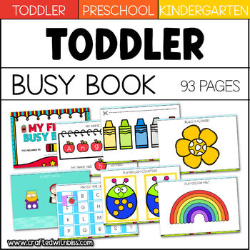 Level Busy Book Binder Quiet Adapted Book Learning Folder Center ...