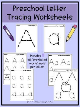 Letter Tracing Workbook For Preschoolers And Toddlers - By