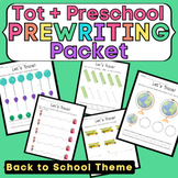 Toddler & Preschool Pre-Writing Worksheet Packet