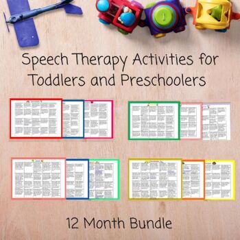 speech therapy activities for children