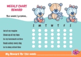 Toddler Reward Chart Printable in English