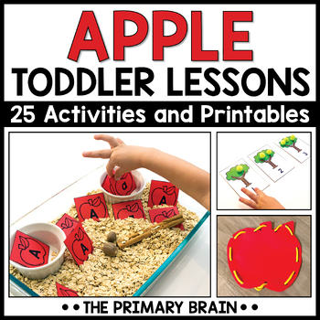 Preview of Apple Toddler Activities & Curriculum for Fall | Preschool Lesson Plans Theme