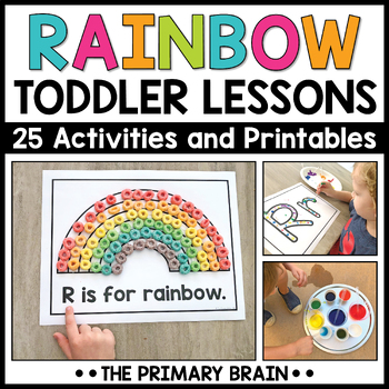 Preview of Rainbow Spring Toddler Activities | Preschool Curriculum and Lesson Plans