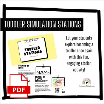 Preview of Toddler Simulation Stations