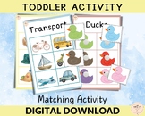Toddler Sorting Activity Printables Set: Shapes, Animals, 