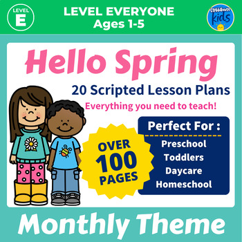 Preview of Spring Theme | Toddler and Preschool Activities